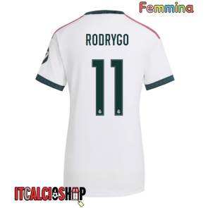 Real Madrid Rodrygo Goes #11 Prima Maglia Femmina 2026-27 Manica Corta